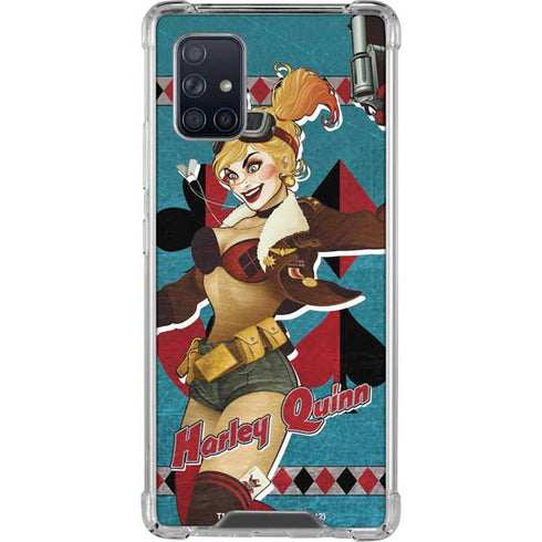 DC Comics Bombshells Harley Quinn Galaxy A71 5G Clear Case