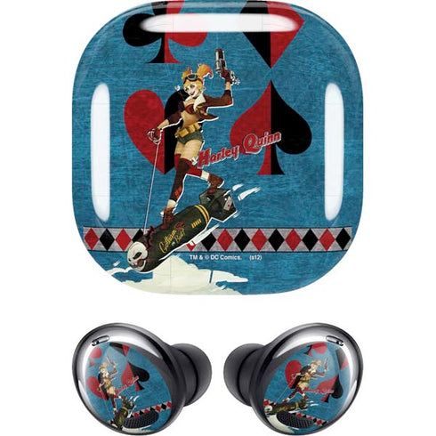 DC Comics Bombshells Harley Quinn Galaxy Buds Pro Skin