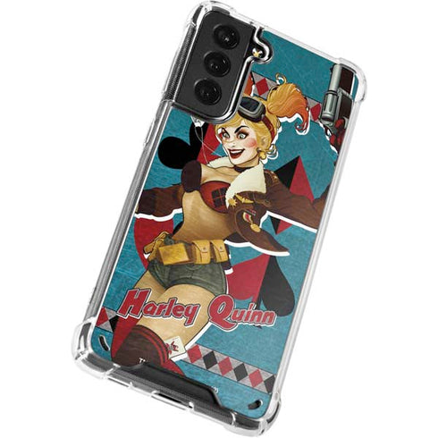 DC Comics Bombshells Harley Quinn Galaxy S21 Plus 5G Clear Case