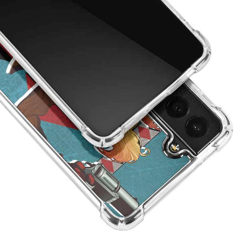 DC Comics Bombshells Harley Quinn Galaxy S21 Plus 5G Clear Case