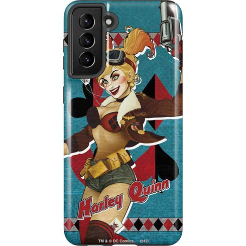 DC Comics Bombshells Harley Quinn Galaxy S21 Plus 5G Pro Case