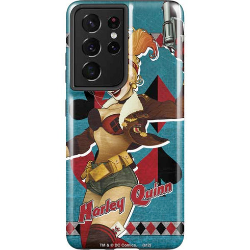 DC Comics Bombshells Harley Quinn Galaxy S21 Ultra 5G Pro Case