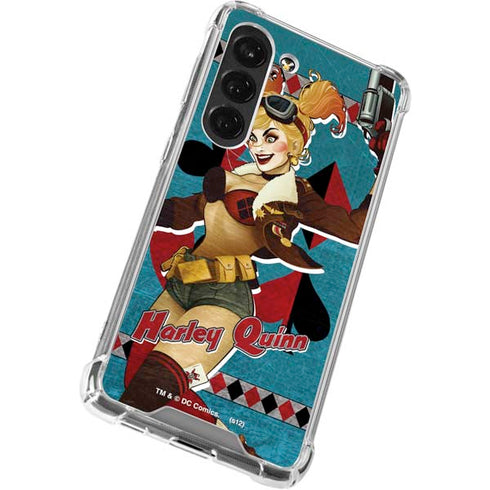 DC Comics Bombshells Harley Quinn Galaxy S23 Clear Case