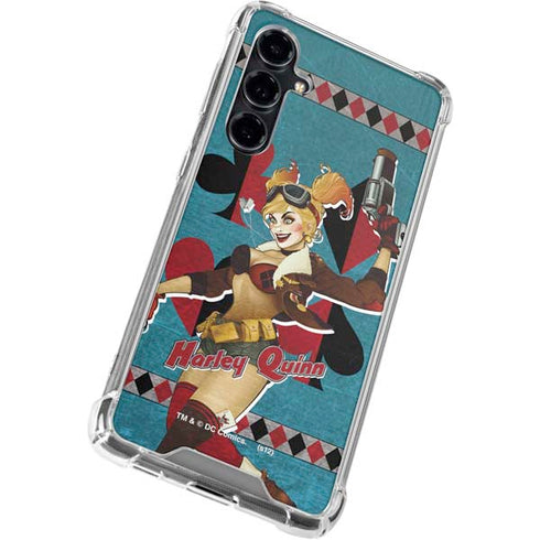 DC Comics Bombshells Harley Quinn Galaxy S23 FE Clear Case