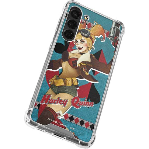 DC Comics Bombshells Harley Quinn Galaxy S23 Plus Clear Case