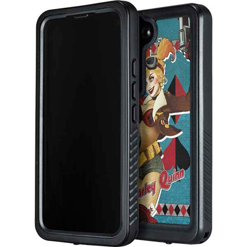 DC Comics Bombshells Harley Quinn Galaxy S23 Waterproof Case