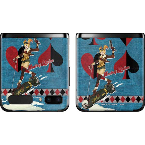 DC Comics Bombshells Harley Quinn Galaxy Z Flip Skin