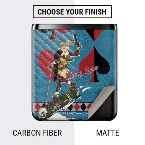 DC Comics Bombshells Harley Quinn Galaxy Z Flip Skin