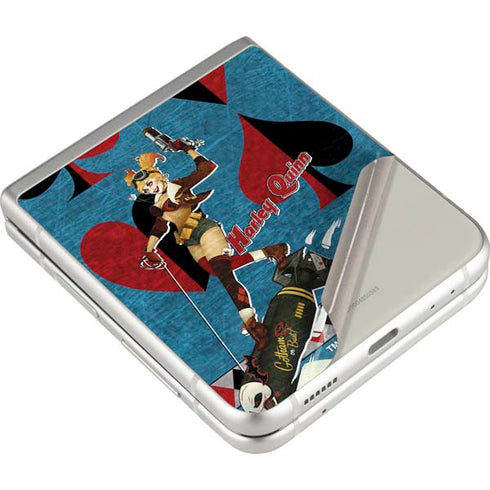 DC Comics Bombshells Harley Quinn Galaxy Z Flip3 5G Skin