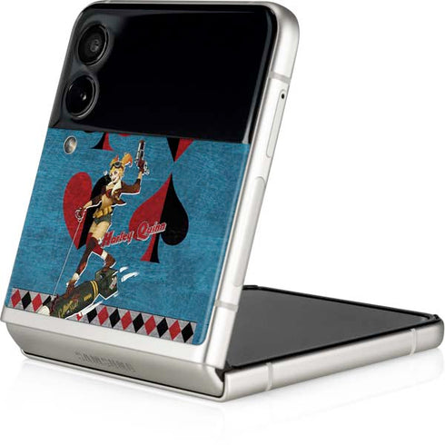 DC Comics Bombshells Harley Quinn Galaxy Z Flip4 5G Skin