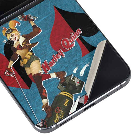 DC Comics Bombshells Harley Quinn Galaxy Z Flip5 5G Skin