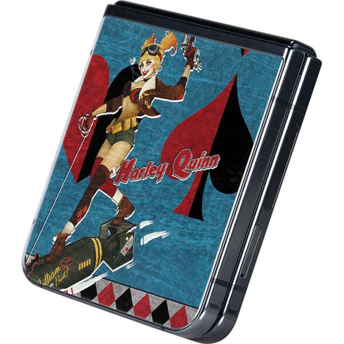 DC Comics Bombshells Harley Quinn Galaxy Z Flip5 5G Skin