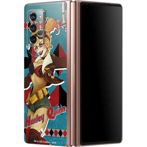 DC Comics Bombshells Harley Quinn Galaxy Z Fold2 5G Skin