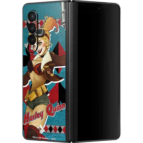 DC Comics Bombshells Harley Quinn Galaxy Z Fold3 5G Skin