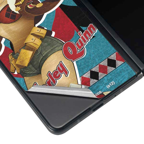DC Comics Bombshells Harley Quinn Galaxy Z Fold4 5G Skin