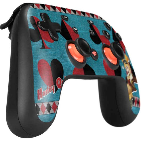 DC Comics Bombshells Harley Quinn Google Stadia Controller Skin