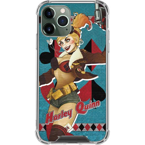 DC Comics Bombshells Harley Quinn iPhone 11 Pro Max Clear Case