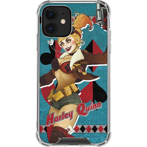 DC Comics Bombshells Harley Quinn iPhone 12 Clear Case