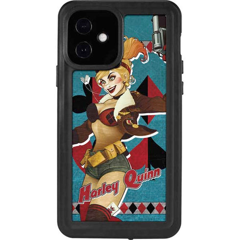 DC Comics Bombshells Harley Quinn iPhone 12 Waterproof Case