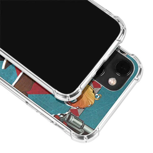 DC Comics Bombshells Harley Quinn iPhone 13 Mini Clear Case