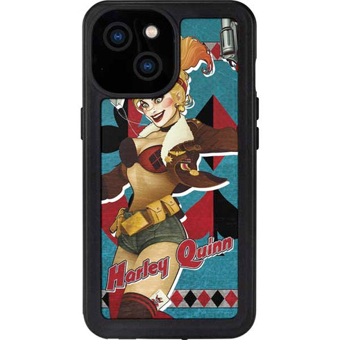 DC Comics Bombshells Harley Quinn iPhone 13 Mini Waterproof Case