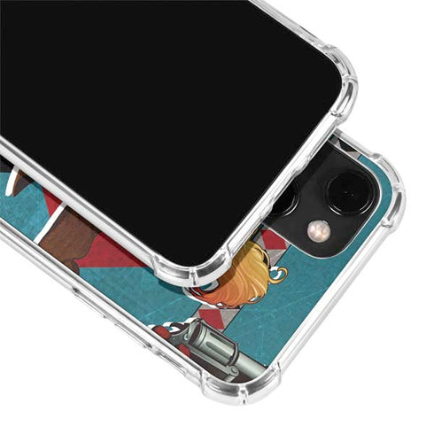 DC Comics Bombshells Harley Quinn iPhone 14 Plus Clear Case