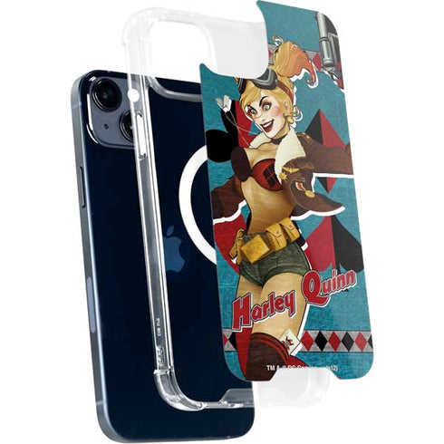 DC Comics Bombshells Harley Quinn iPhone 15 Plus MagSafe Case