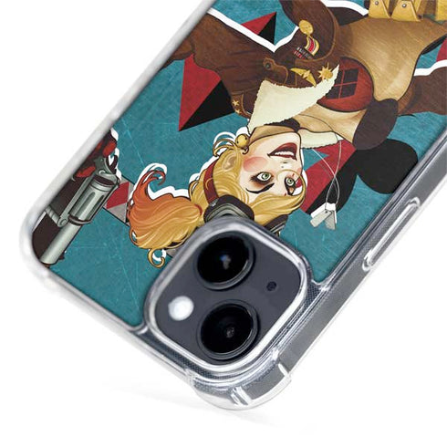 DC Comics Bombshells Harley Quinn iPhone 15 Plus MagSafe Case