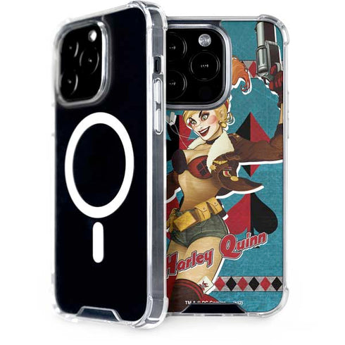 DC Comics Bombshells Harley Quinn iPhone 14 Pro MagSafe Case
