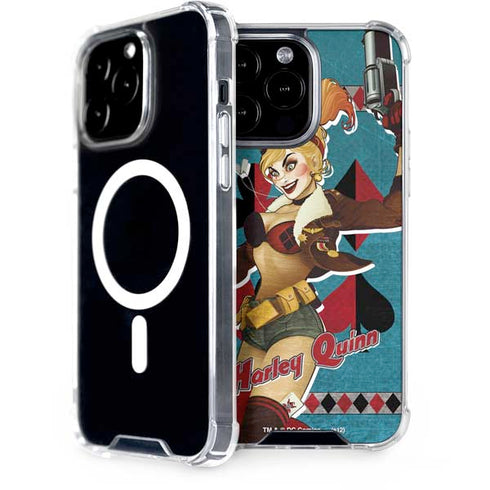 DC Comics Bombshells Harley Quinn iPhone 14 Pro Max MagSafe Case