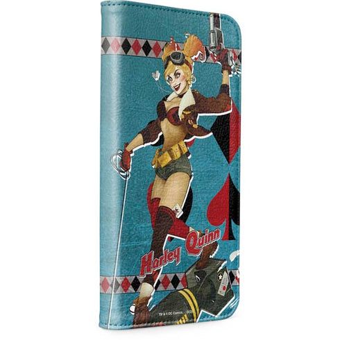 DC Comics Bombshells Harley Quinn iPhone 15 Pro Folio Case