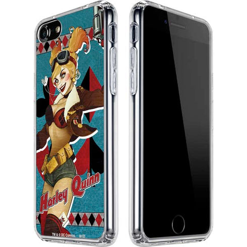 DC Comics Bombshells Harley Quinn iPhone SE (2nd & 3rd Gen) Clear Case