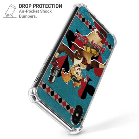 DC Comics Bombshells Harley Quinn iPhone XS Max Clear Case