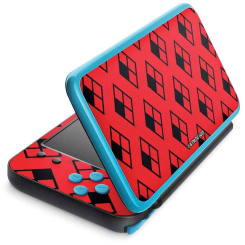 DC Comics Harley Quinn Logo Pattern Nintendo 2DS XL (2017) Skin