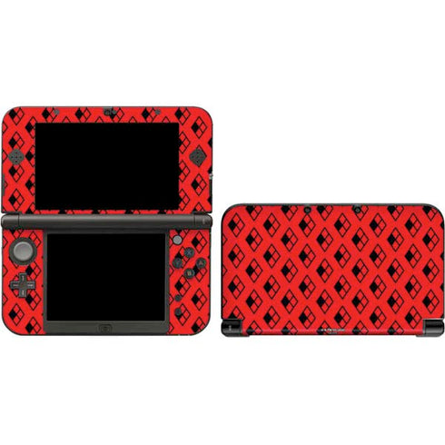 DC Comics Harley Quinn Logo Pattern 3DS XL 2015 Skin