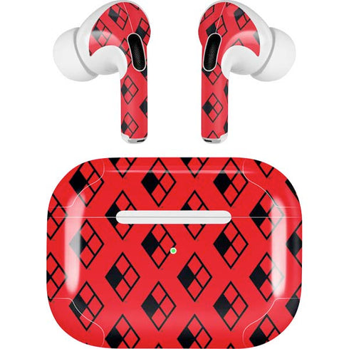DC Comics Harley Quinn Logo Pattern AirPods Pro 2nd Gen Skin