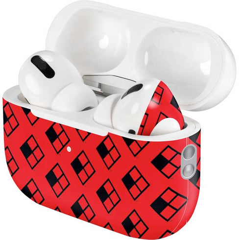 DC Comics Harley Quinn Logo Pattern AirPods Pro 2nd Gen Skin