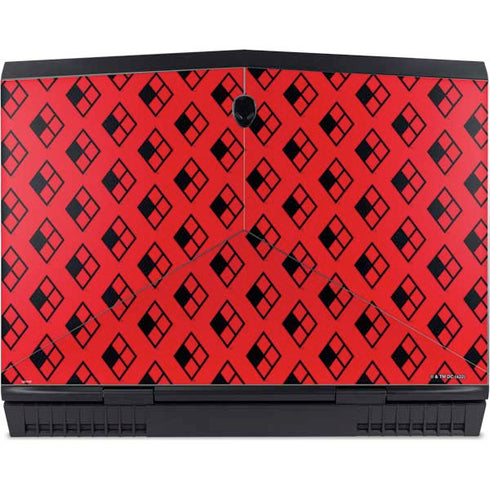 DC Comics Harley Quinn Logo Pattern Dell Alienware Skin
