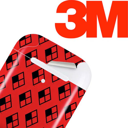 DC Comics Harley Quinn Logo Pattern Apple AirPods 2 Skin