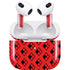 DC Comics Harley Quinn Logo Pattern Apple AirPods (3rd Gen 2021) Skin