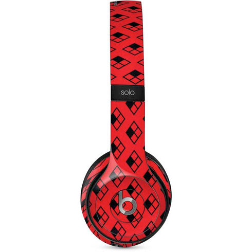 DC Comics Harley Quinn Logo Pattern Beats Solo 2 Wired Skin