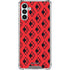 DC Comics Harley Quinn Logo Pattern Galaxy A13 5G Clear Case