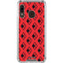 DC Comics Harley Quinn Logo Pattern Galaxy A30 Clear Case