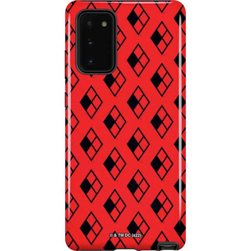 DC Comics Harley Quinn Logo Pattern Galaxy Note20 5G Pro Case