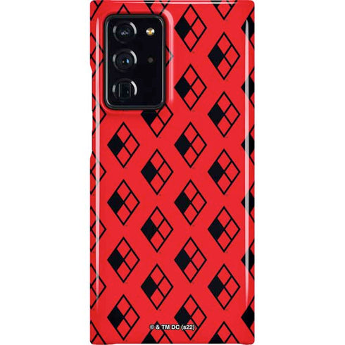DC Comics Harley Quinn Logo Pattern Galaxy Note20 Ultra 5G Lite Case