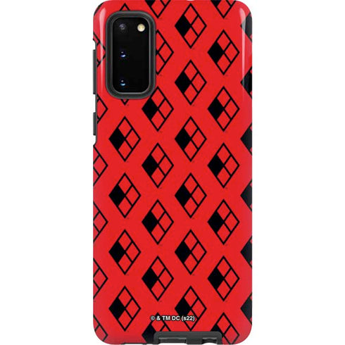 DC Comics Harley Quinn Logo Pattern Galaxy S20 Pro Case