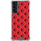 DC Comics Harley Quinn Logo Pattern Galaxy S21 5G Clear Case