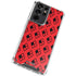 DC Comics Harley Quinn Logo Pattern Galaxy S21 Ultra 5G Clear Case