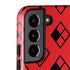 DC Comics Harley Quinn Logo Pattern Galaxy S22 Pro Case