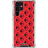 DC Comics Harley Quinn Logo Pattern Galaxy S22 Ultra Clear Case